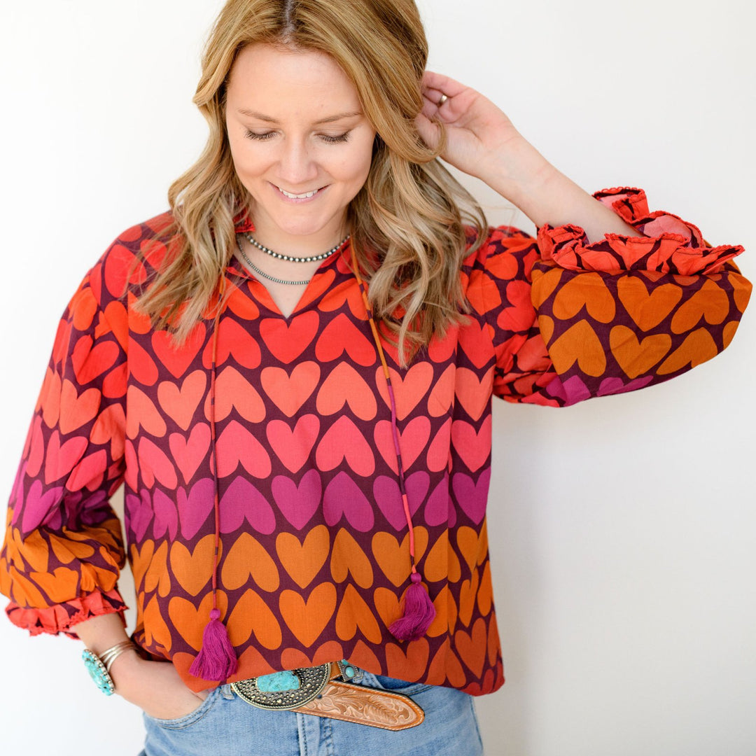 Ombre Heart Top from Ivy Jane