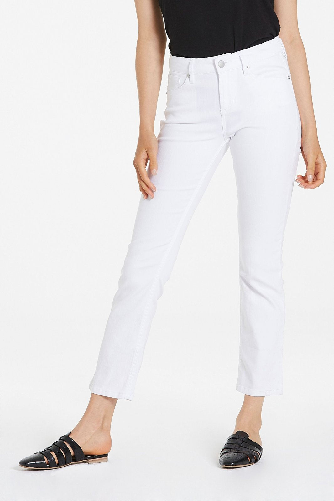 Blaire Optic White Ankle Denim from Dear John