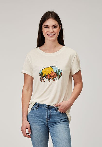 Wandering Buffalo Tee from Roper