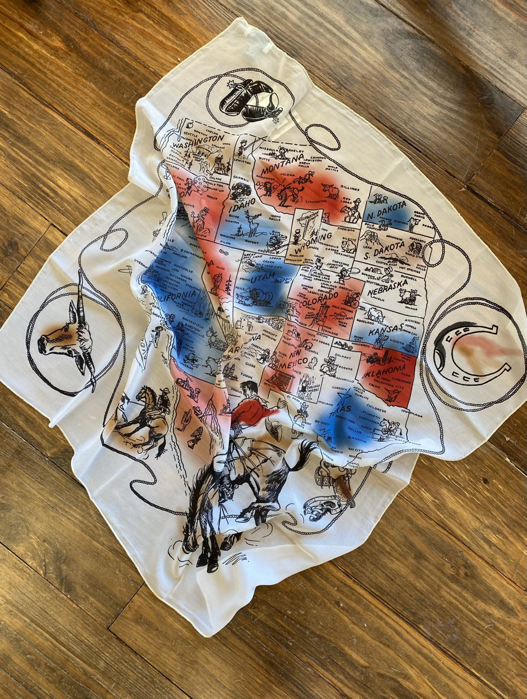 Map Scarf from Tasha Polizzi