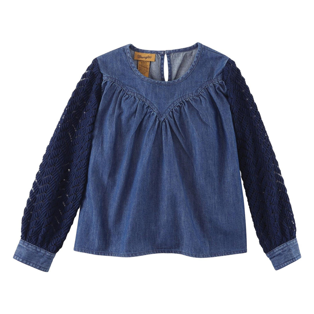 Lace Sleeve Top from Wrangler