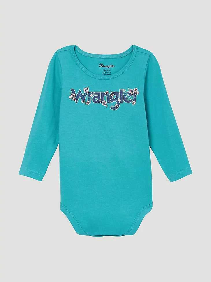 Floral Logo Bodysuit from Wrangler