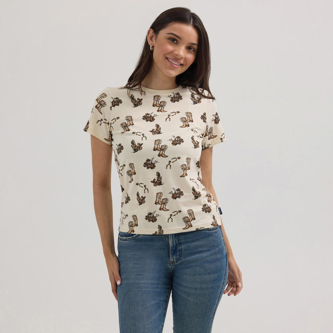 Vintage Print Tee from Wrangler