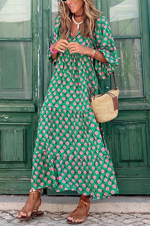 Roses Midi Dress