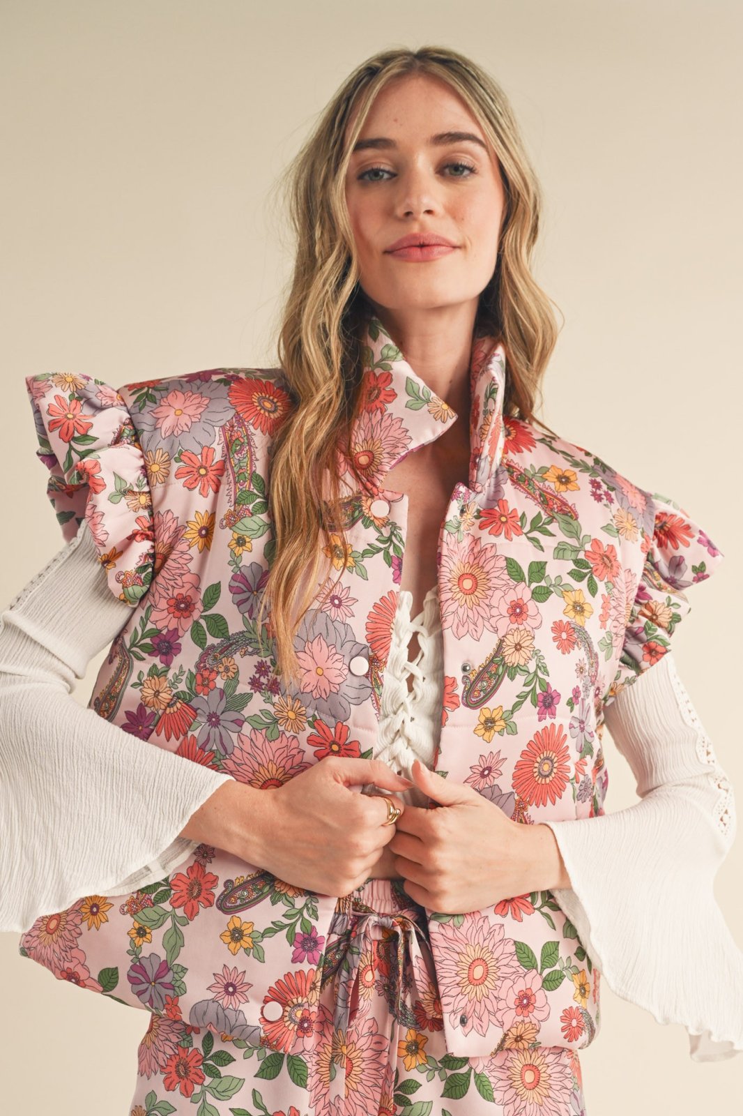 Floral Vest