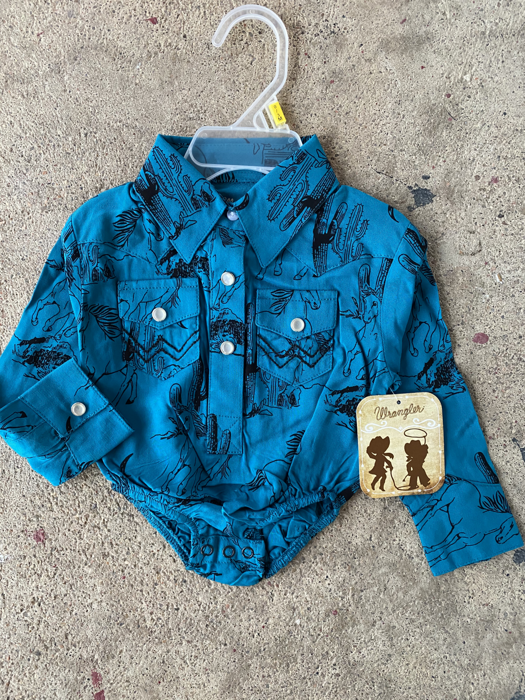 Baby Long Sleeve Bodysuit from Wrangler