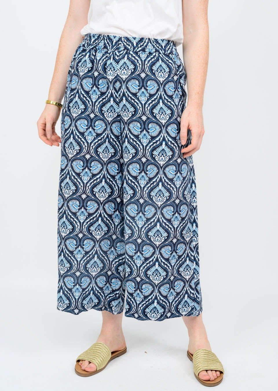 Linen Blend All Over Print Pant from Ivy Jane
