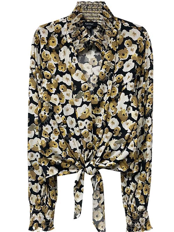 Tie Front Top from Karen Kane