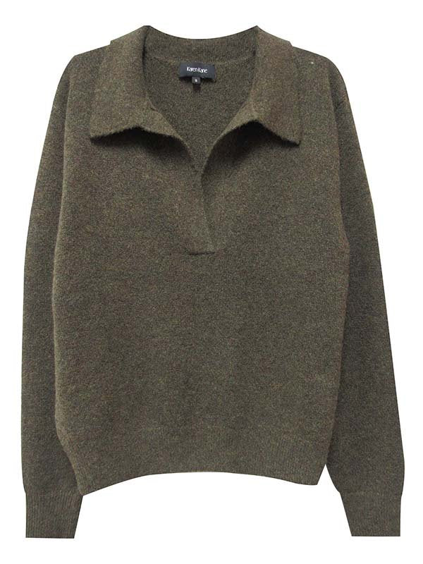Polo Sweater from Karen Kane