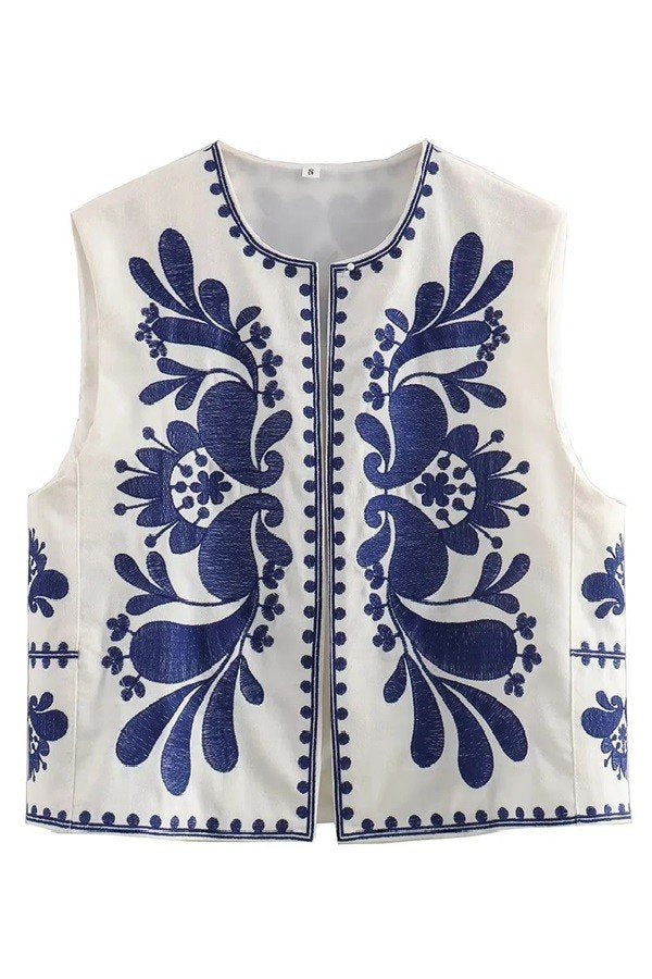 Embroidered Vest