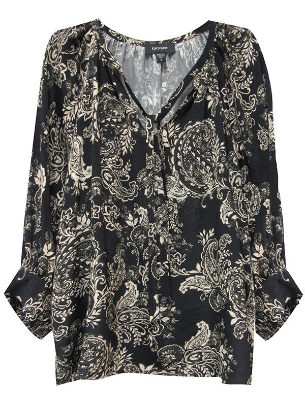 Running Wild Blouson Sleeve Top from Karen Kane
