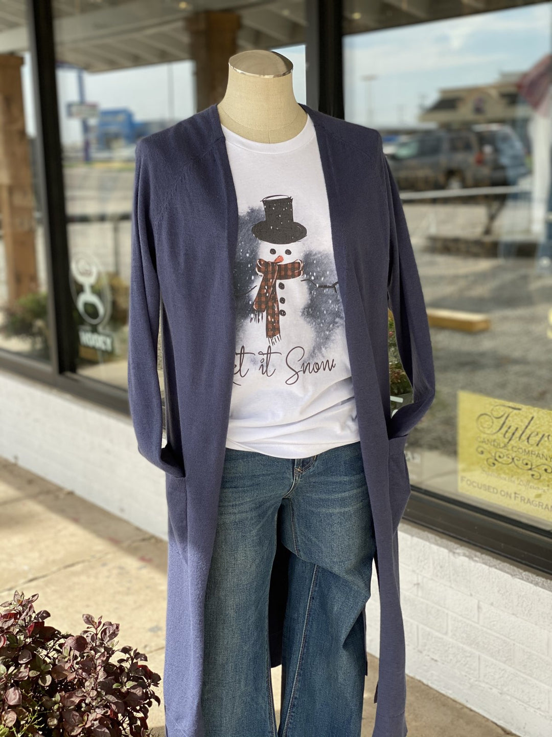 Open Front Long Body Cardigan with Pockets
