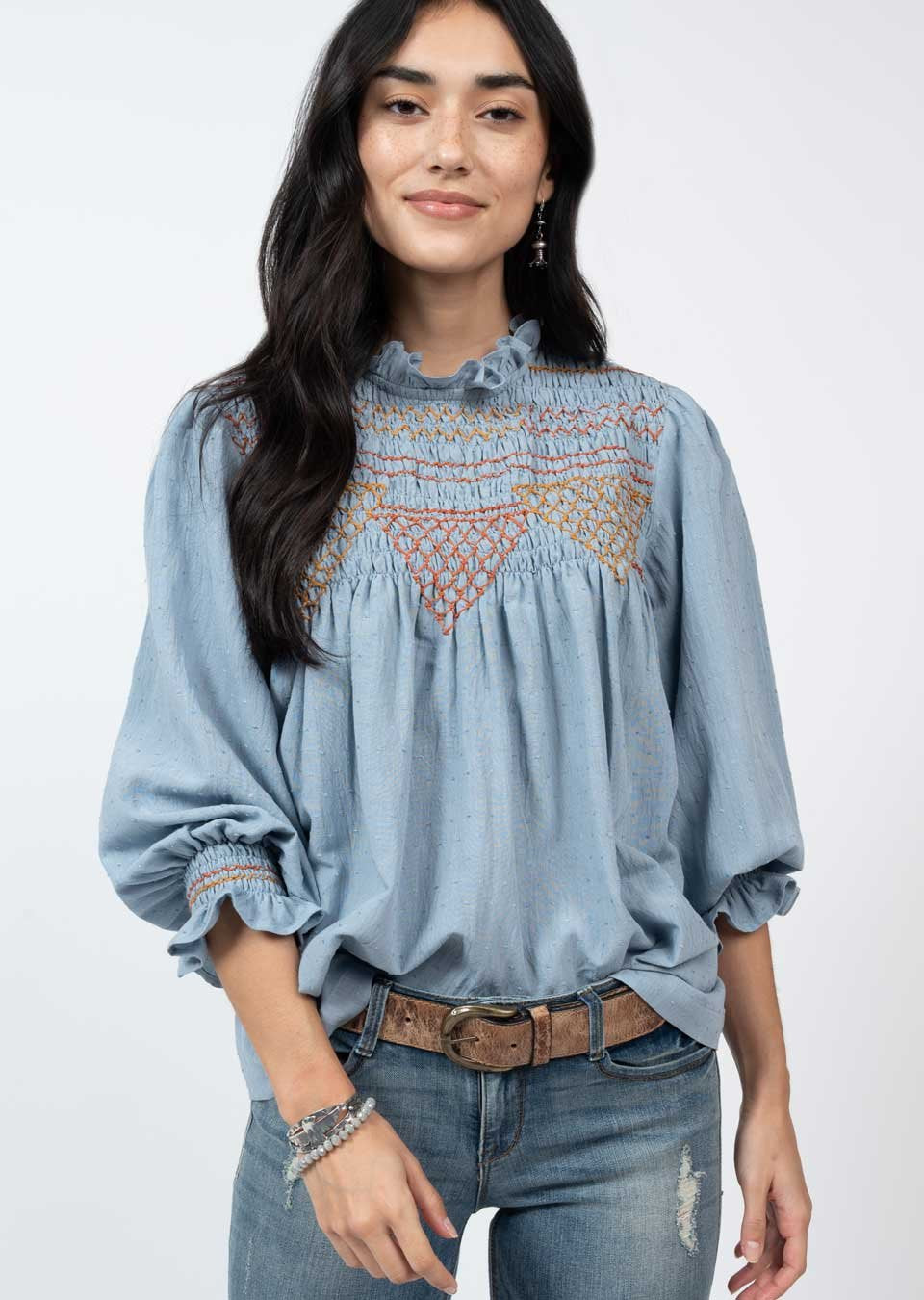 Smocked Peasant Top from Ivy Jane