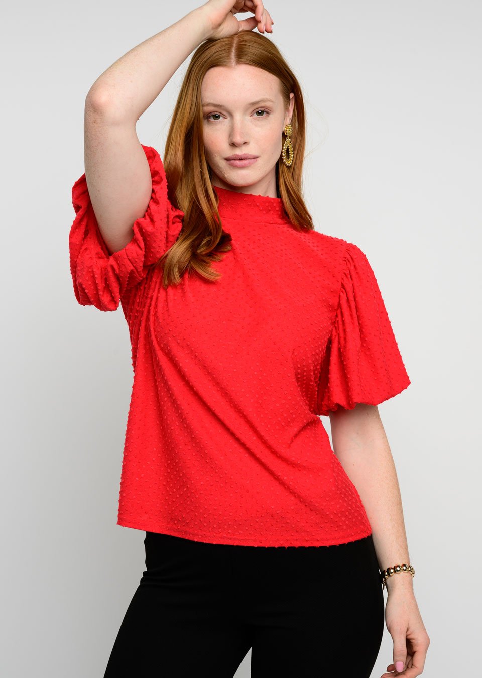 Tufted Dot Knit Top from Ivy Jane