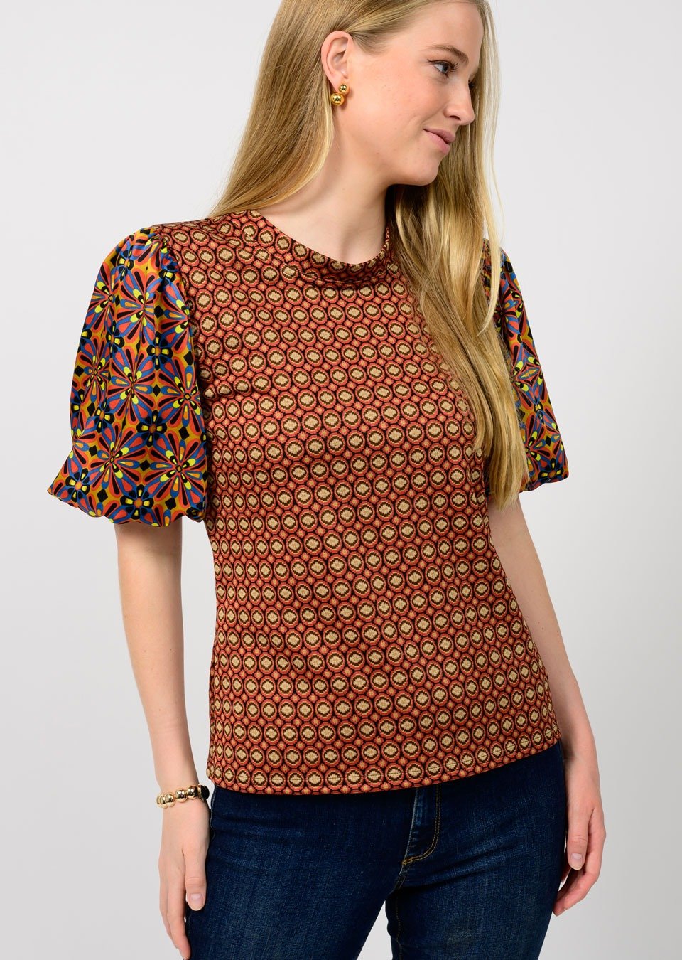 Combination Knit Top from Ivy Jane