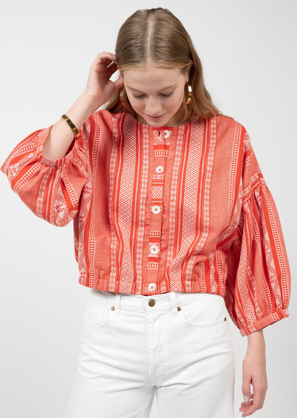 Jacquard Stripe Jacket from Ivy Jane