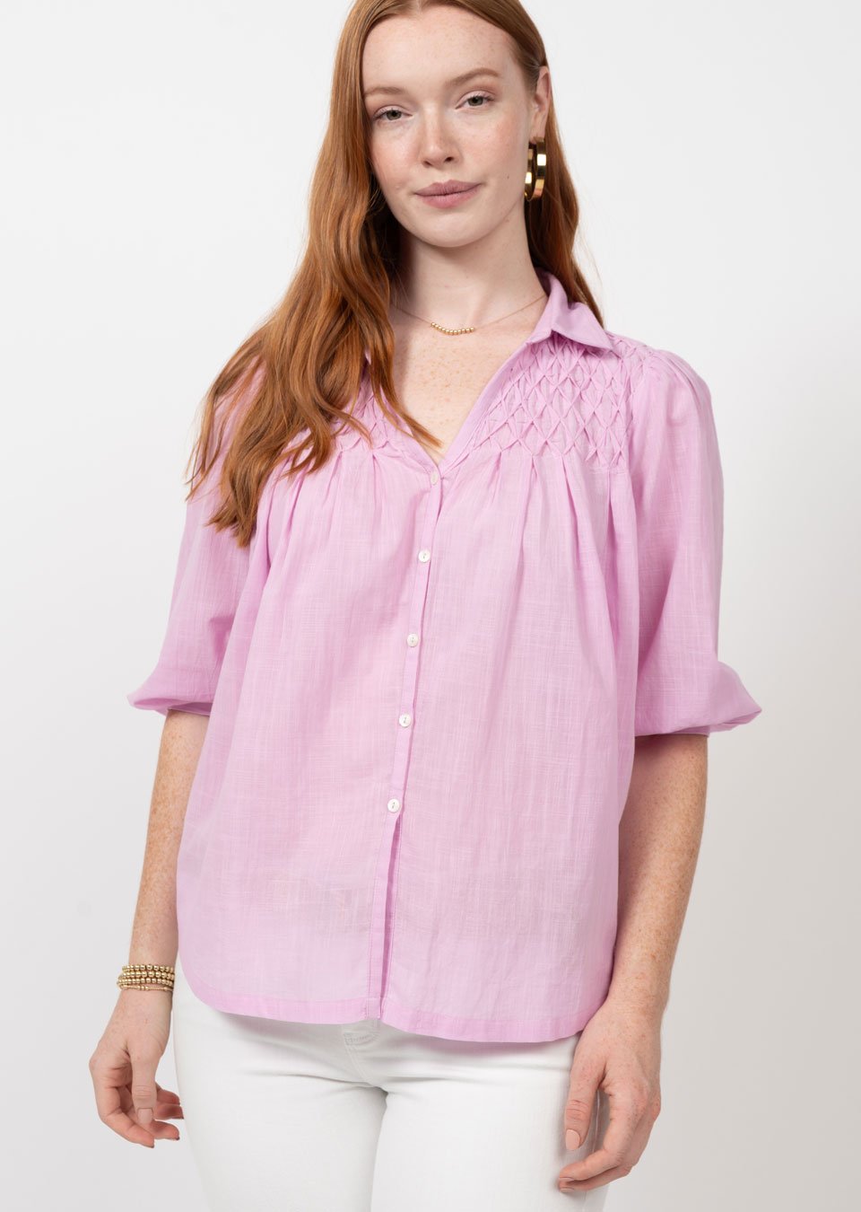 Smocked Yoke Top from Ivy Jane