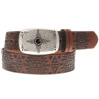 Aztec Embossed Belt from Hooey