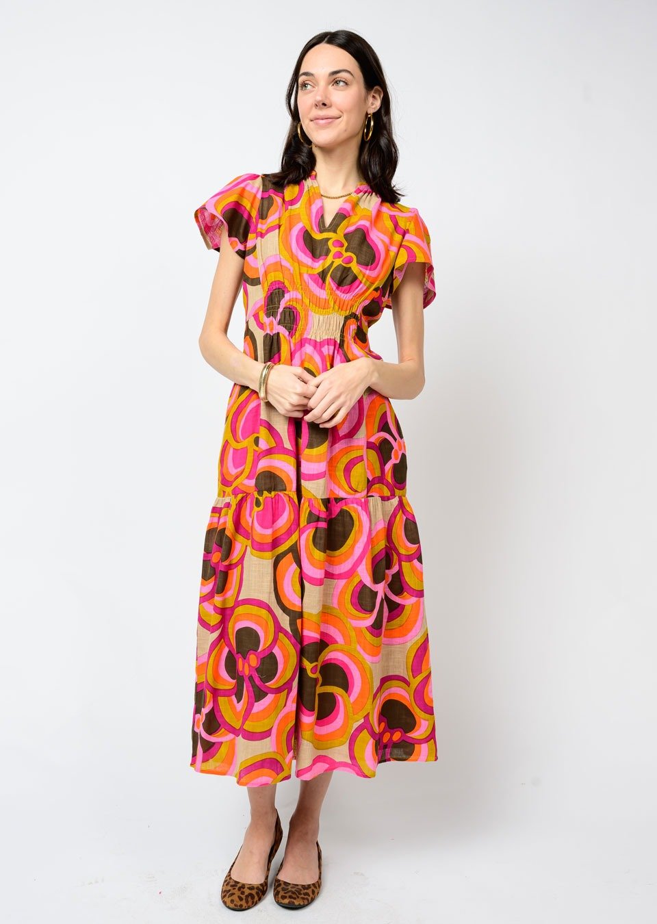 Bold Floral Dress from Uncle Frank