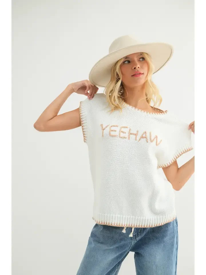 Yeehaw Sweater Vest