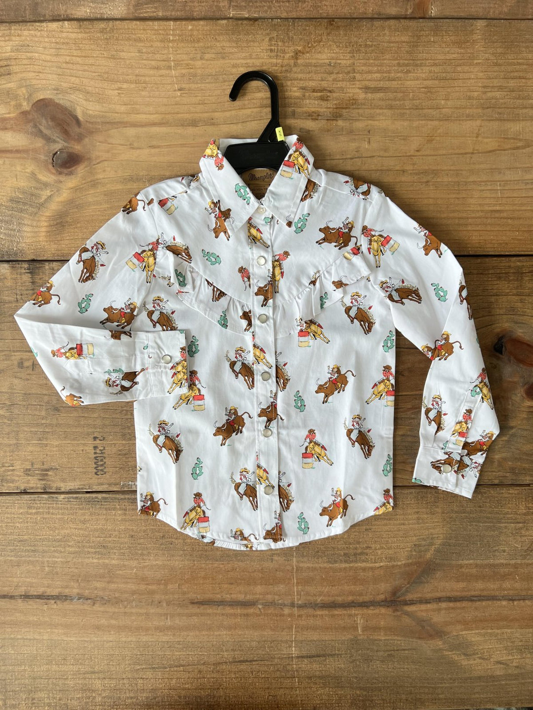 Rodeo Print Snap Woven from Wrangler