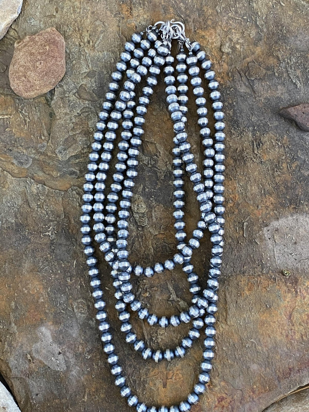 Navajo Sterling Pearls 7mm