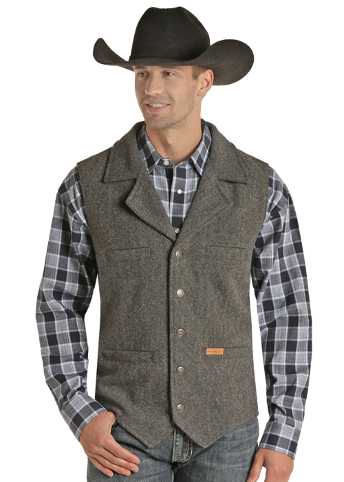 Wool Heather Vest from Powder River