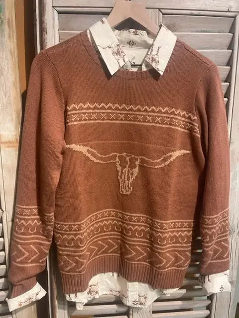 Longhorn Sweater from Cotton & Rye