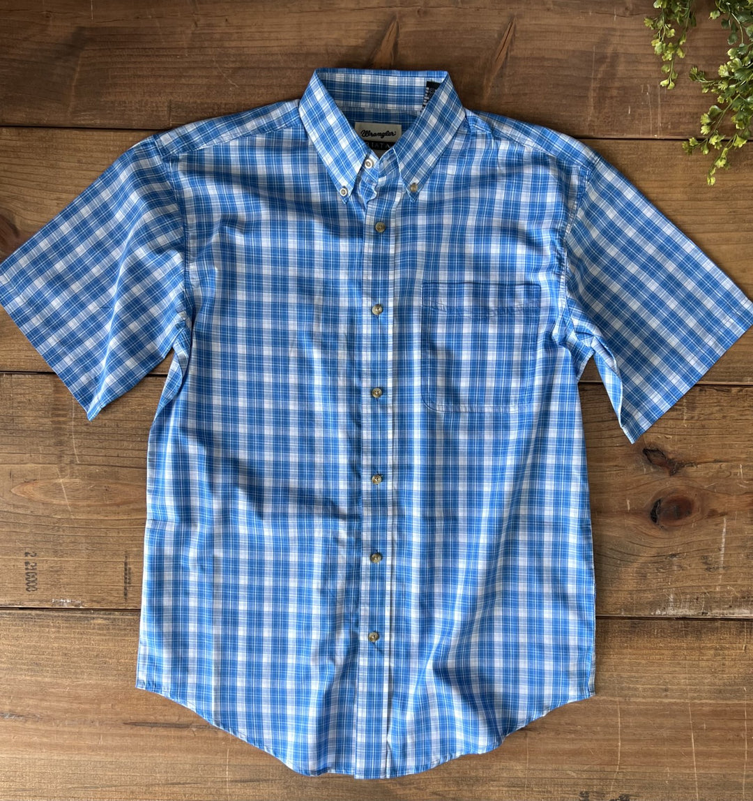 Riata Short Sleeve Plaid Shirt from Wrangler