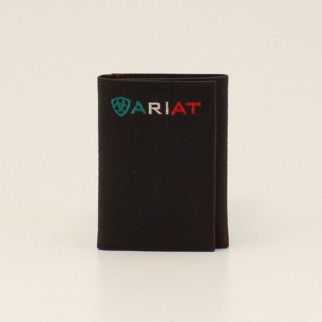 Tri Fold Mexico Logo Wallet from Ariat
