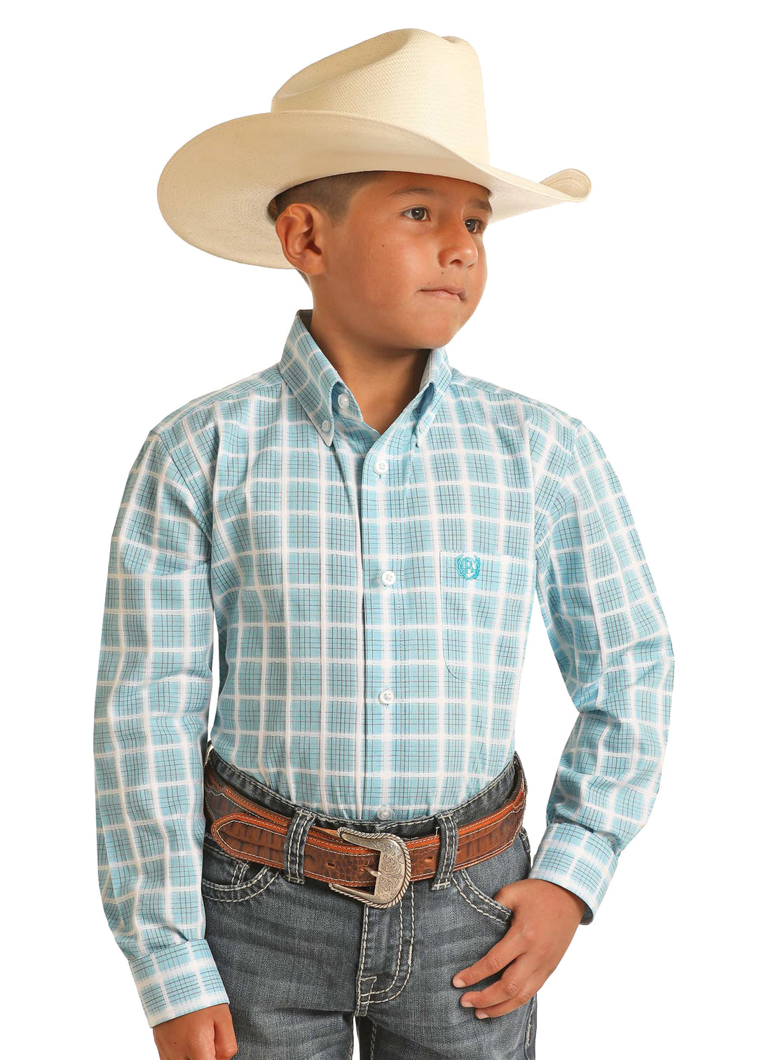 Long Sleeve Plaid Woven from Panhandle Slim