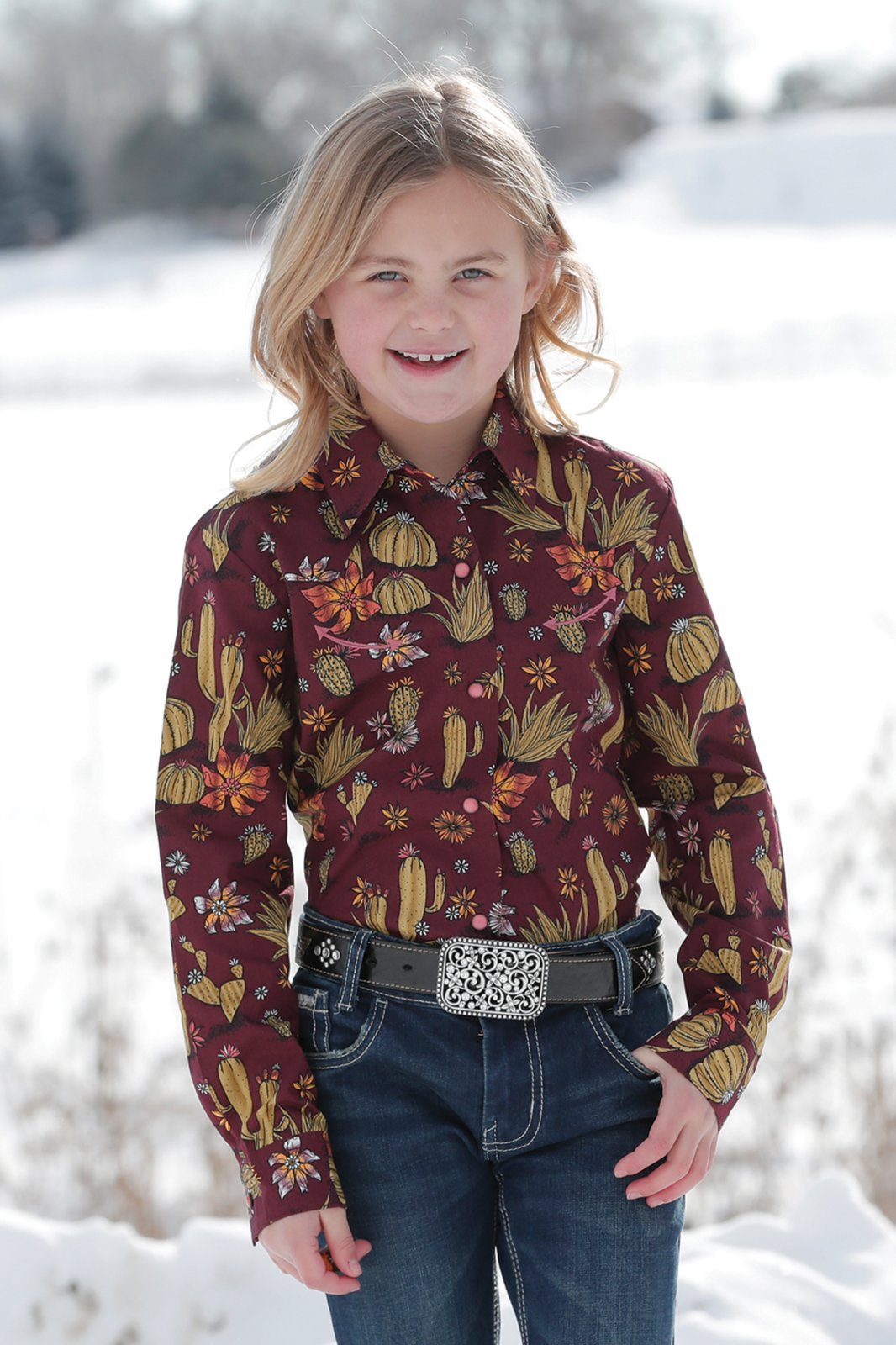 All Over Cactus Print Shirt from Cruel Girl