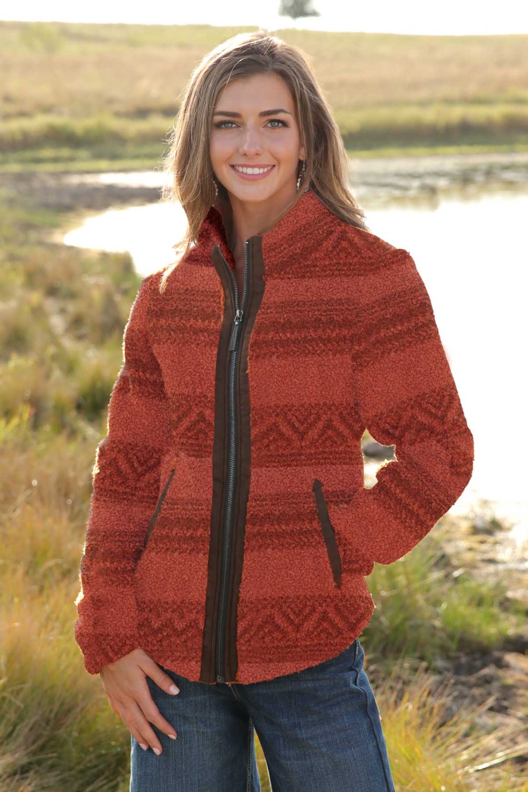 Aztec Fleece Jacket from Cinch