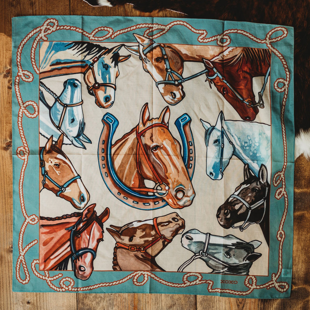 All the Pretty Horses Scarf from XOXO Art