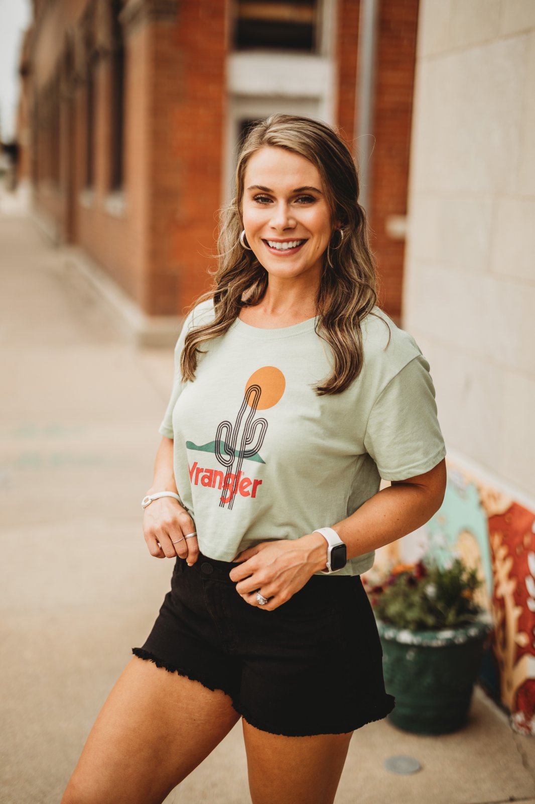 Retro Crop Tee from Wrangler