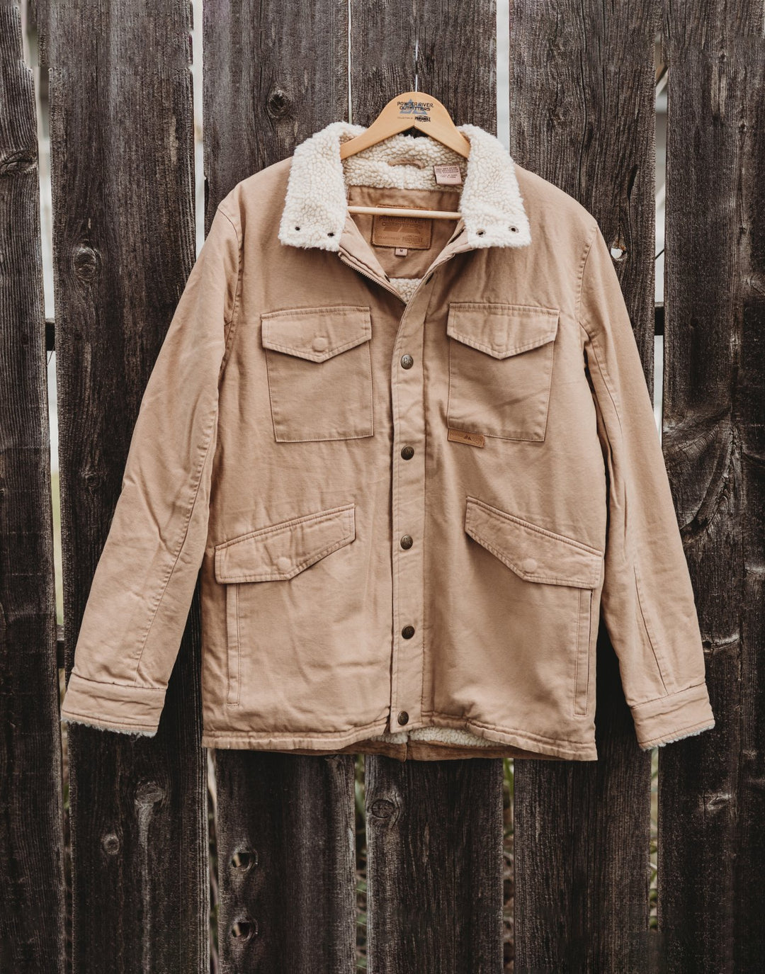 Twill Fleece Chore Jacket from Powder River