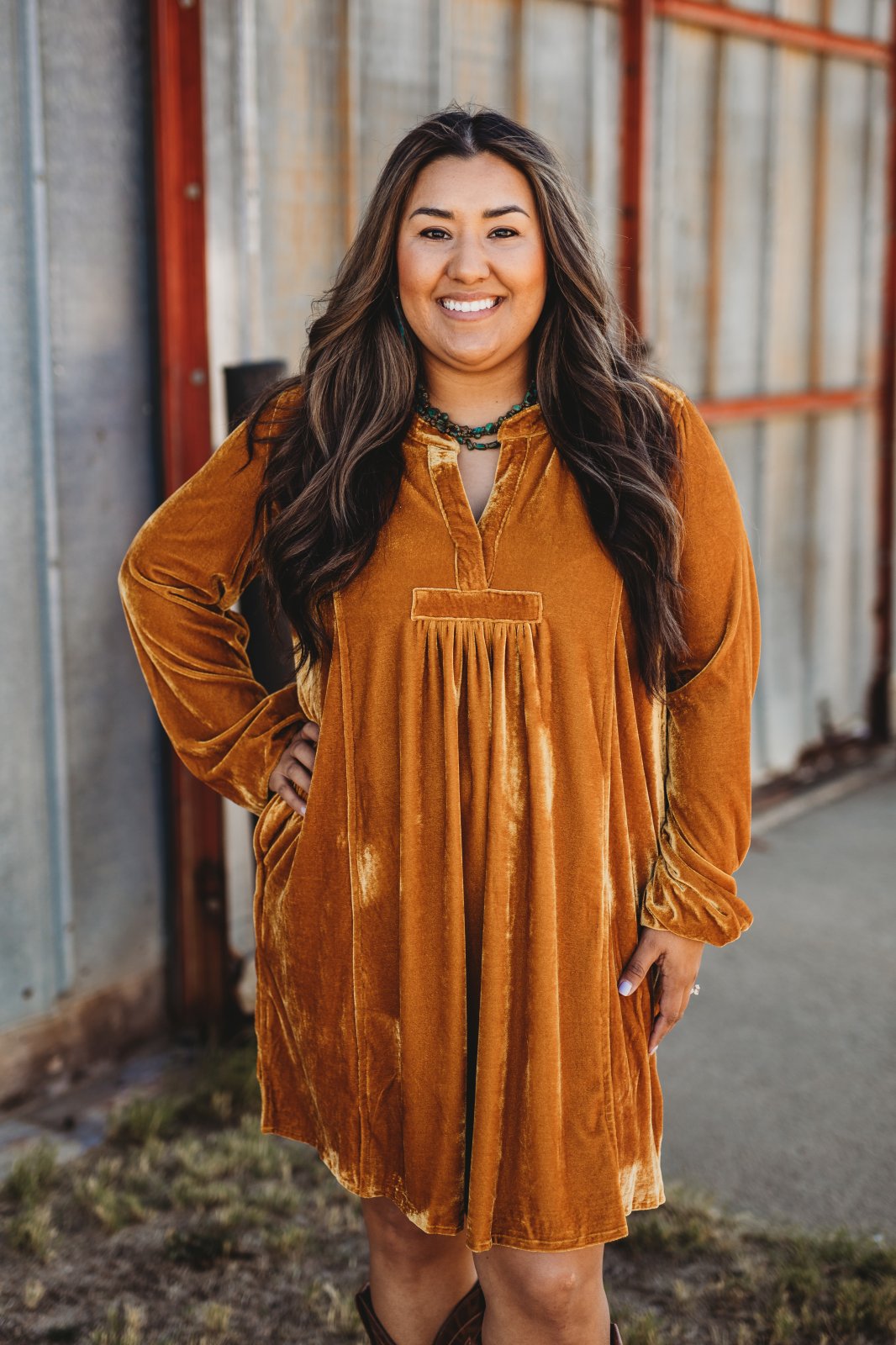 Velvet Tunic Dress