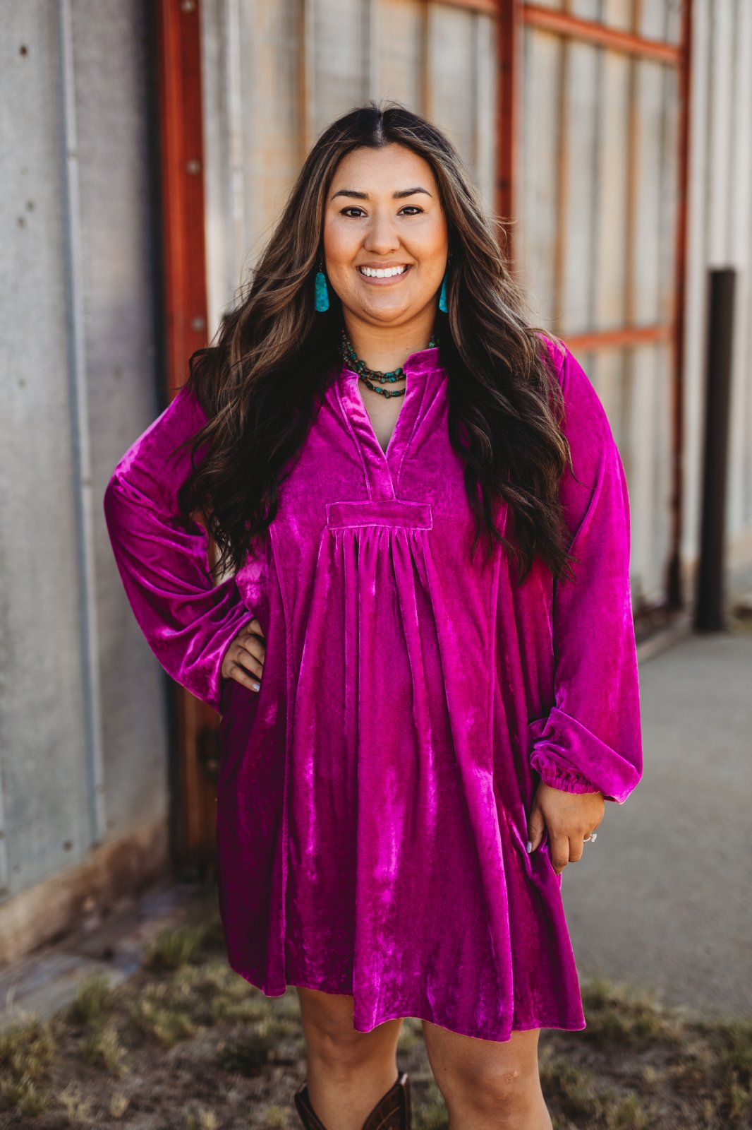Velvet Tunic Dress