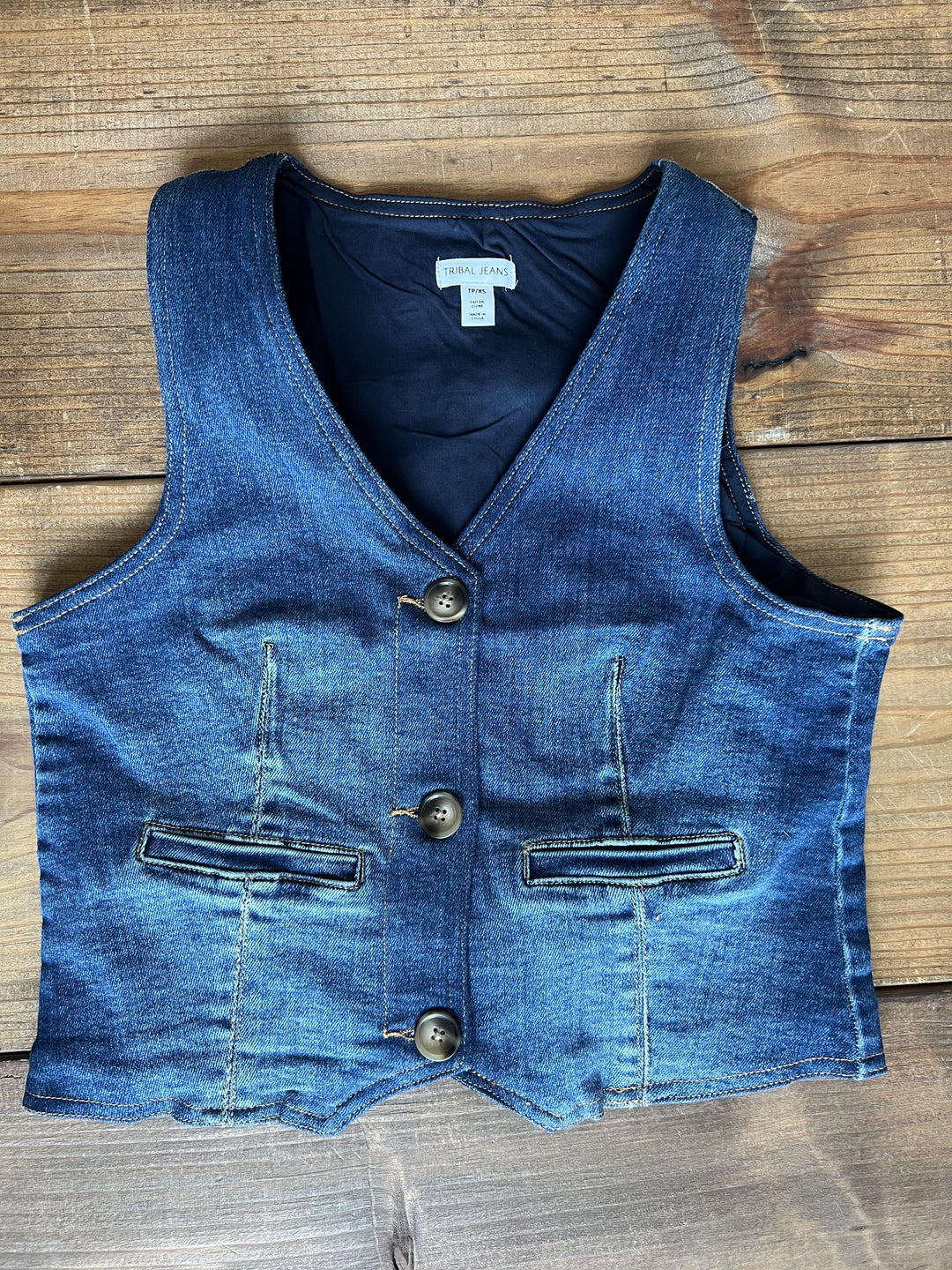 Denim Vest from Tribal
