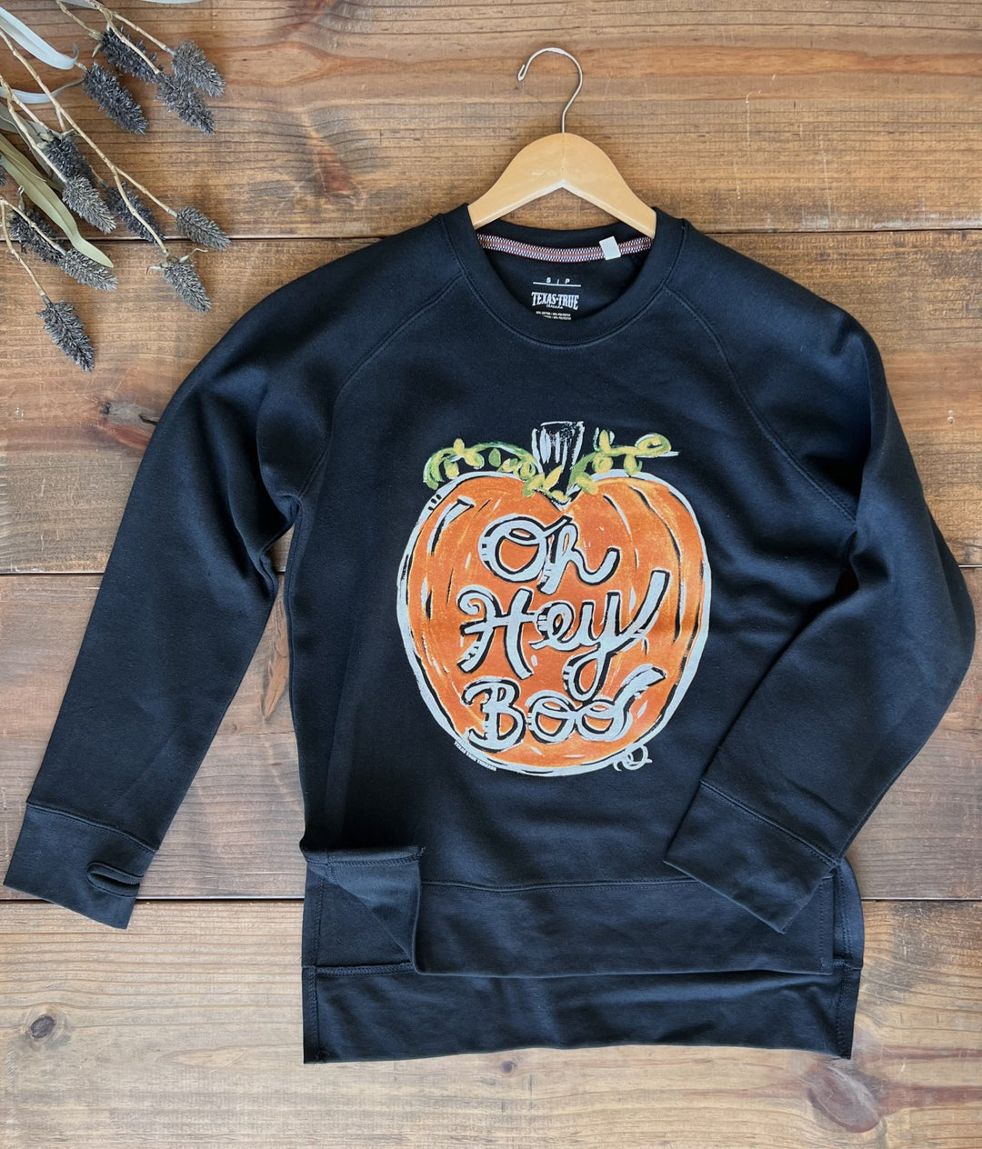 Oh Hey Boo Sweatshirt from Callie Ann Stetler-Texas True Threads
