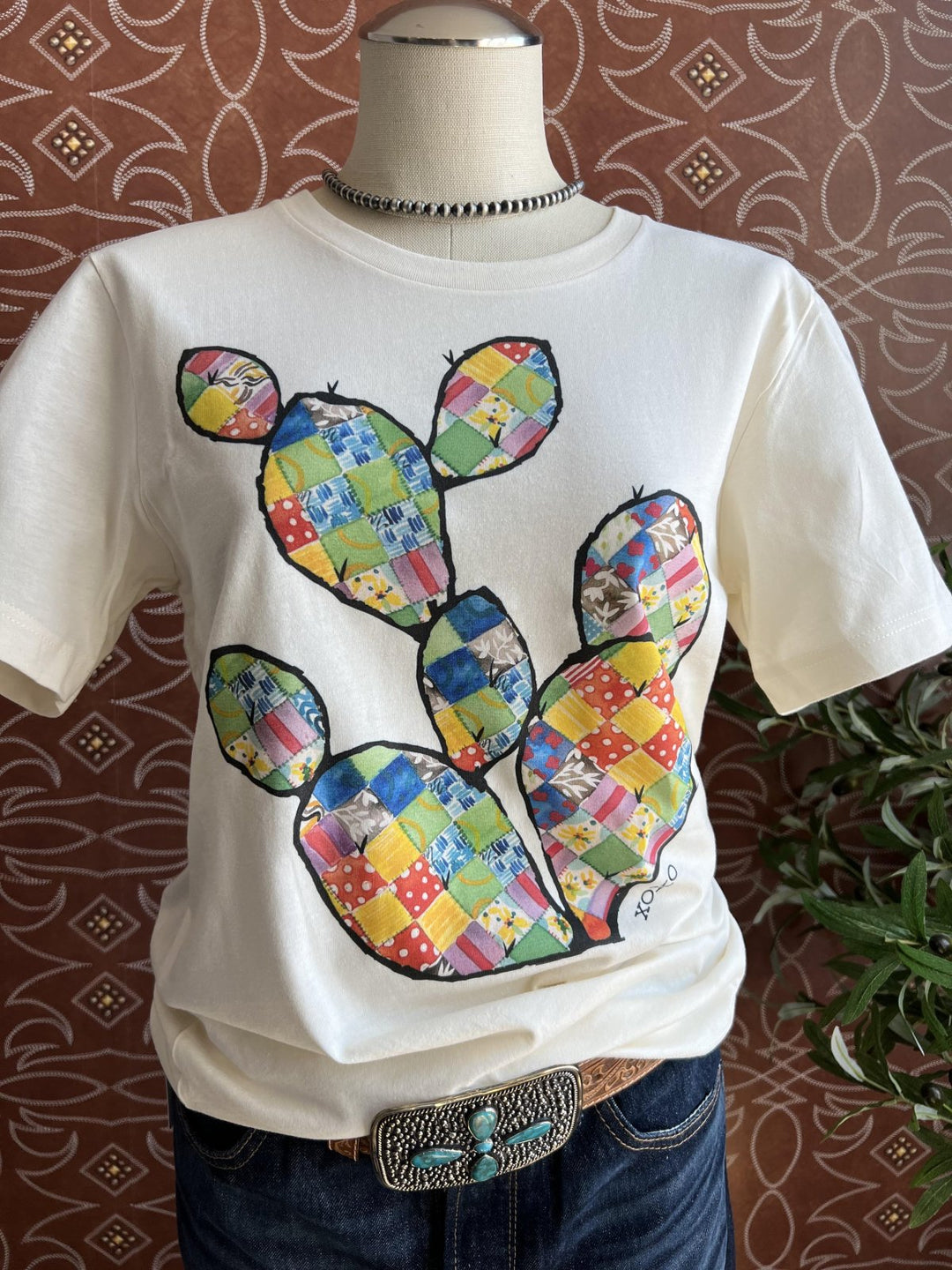 Quilted Cactus Tee from XOXO Art