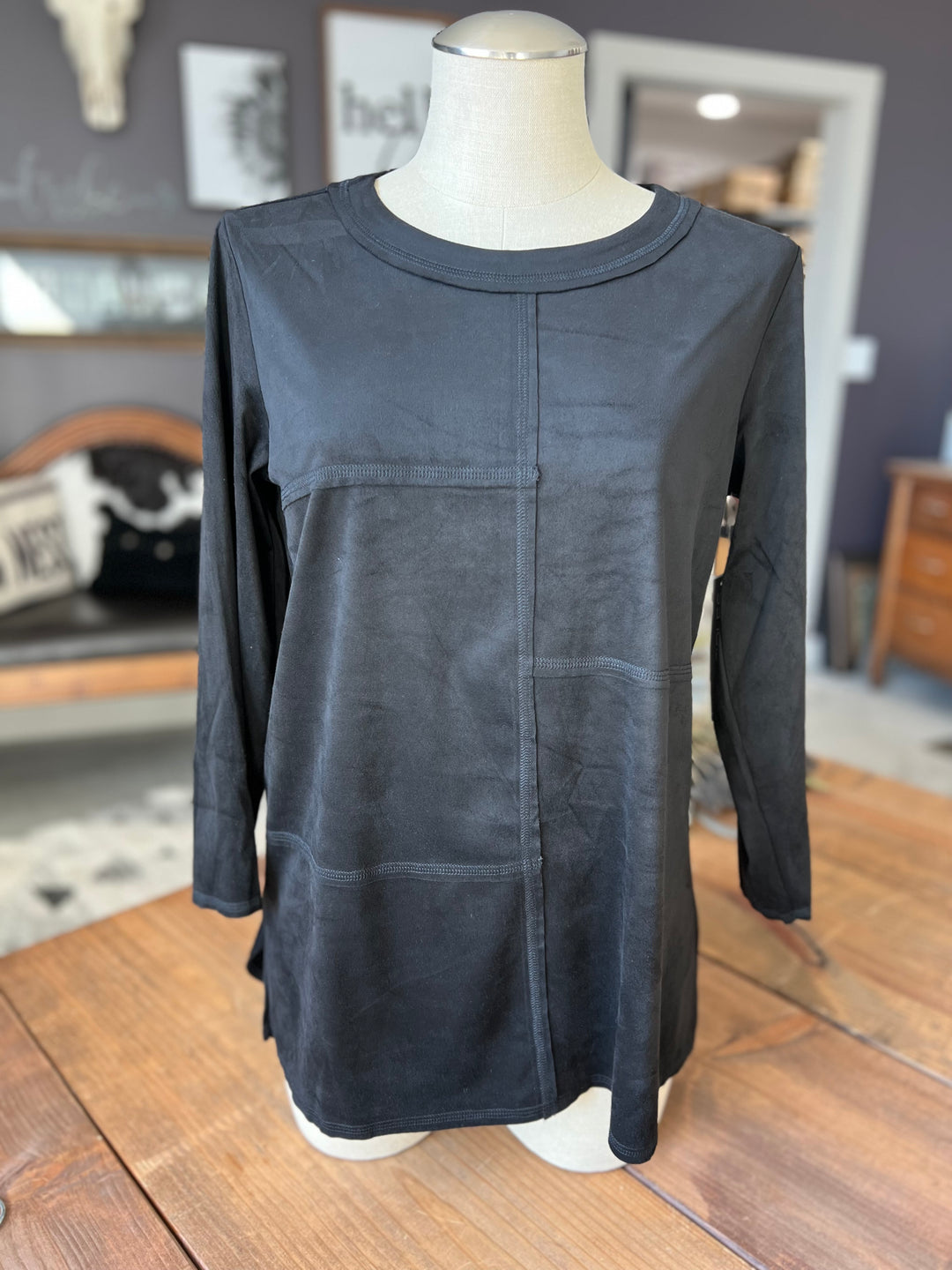 3/4 Sleeve Sueded Top from Multiples