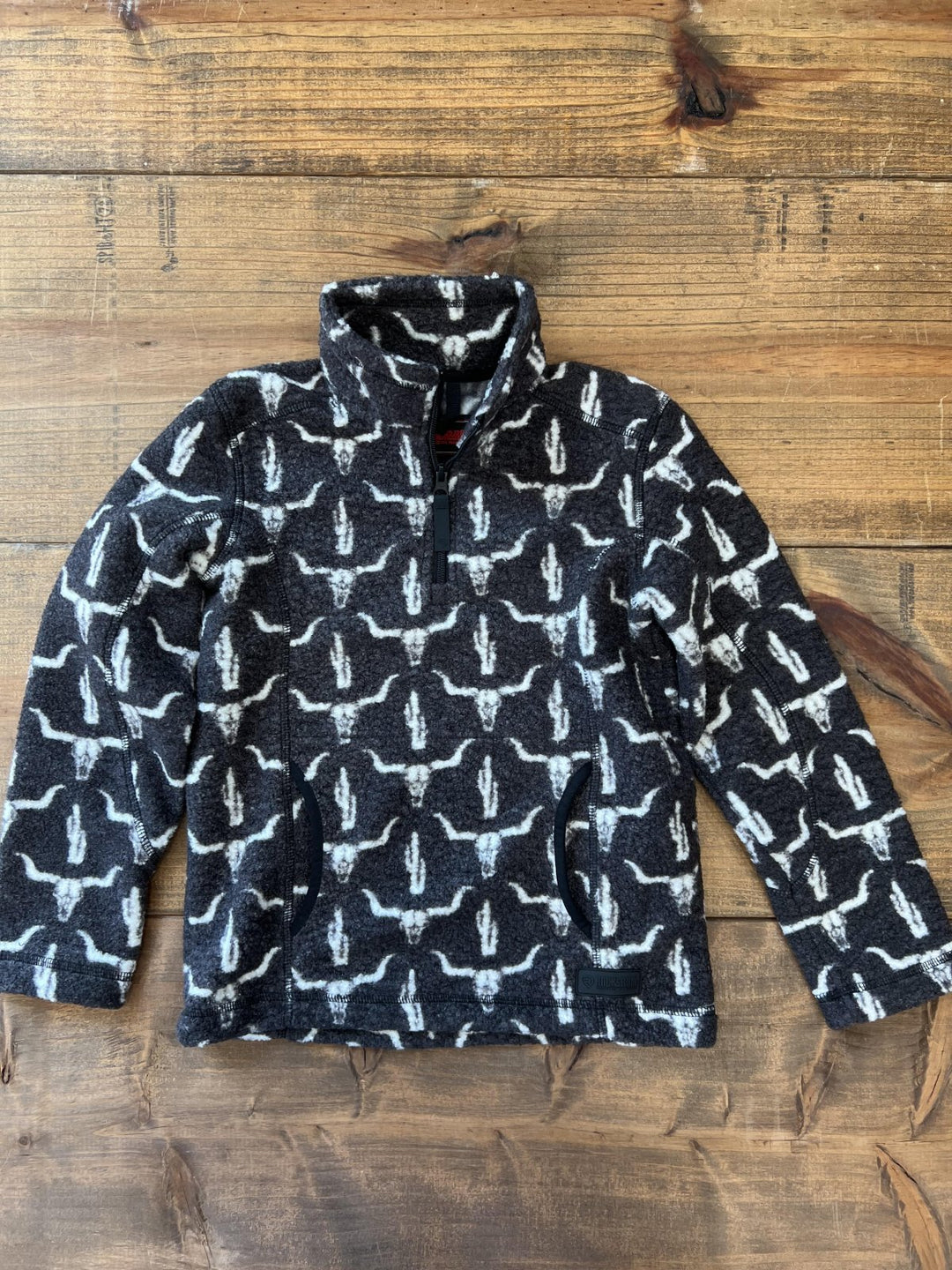 Printed Berber 1/4 Zip from Rock & Roll Cowgirl