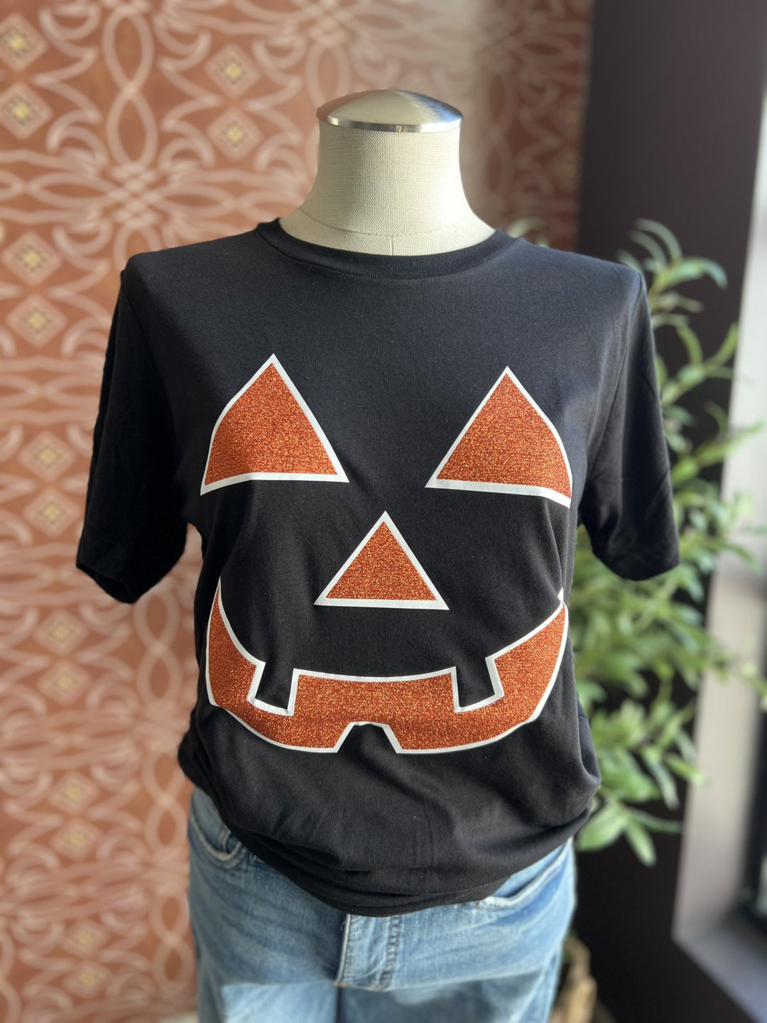 Glitter Jack 'o Lantern Tee from Texas True Threads