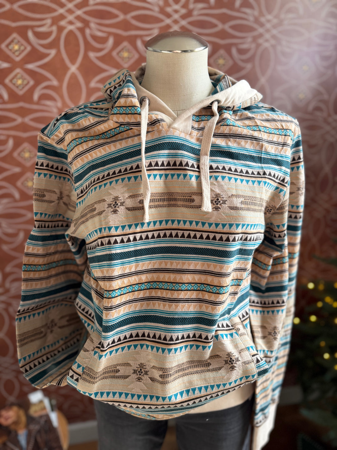 Aztec Jacquard Hoodie from Rock & Roll Cowgirl