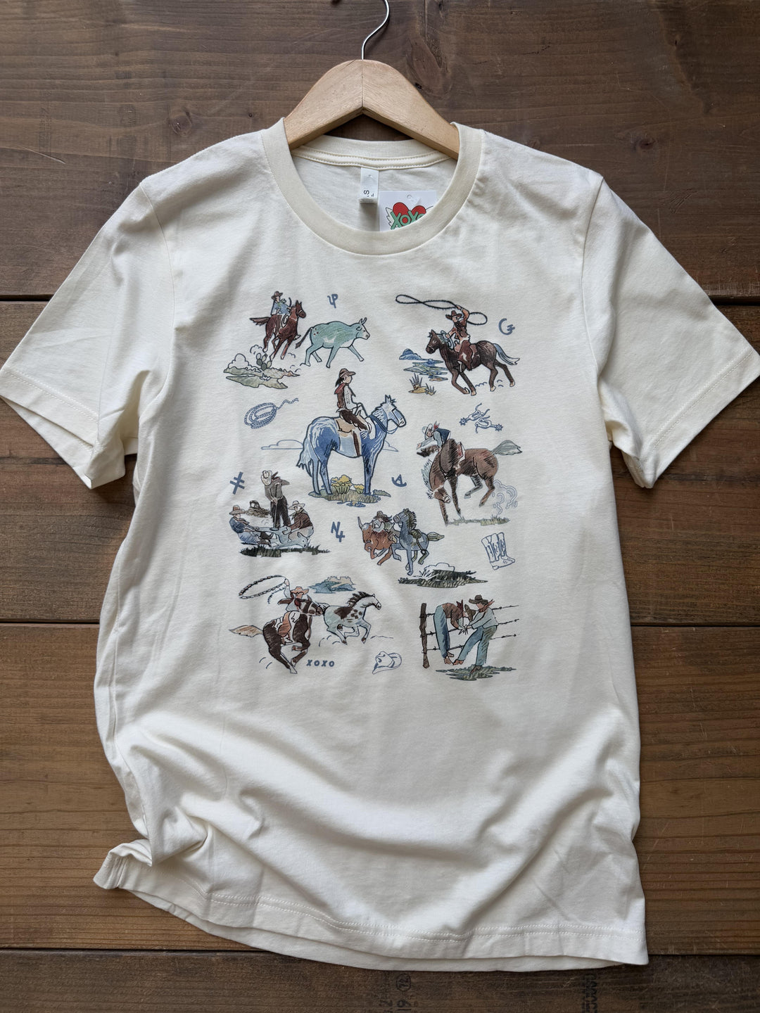 Cowboys on the Range Tee from XOXO Art