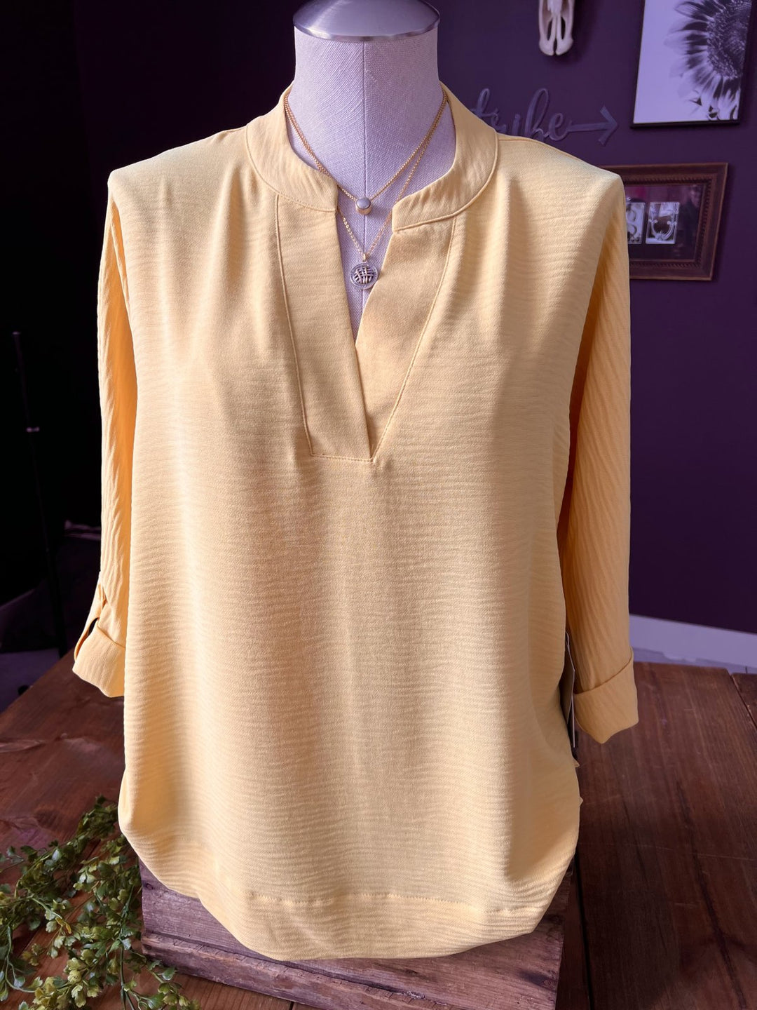 Roll Tab Dolman Sleeve Top from Multiples