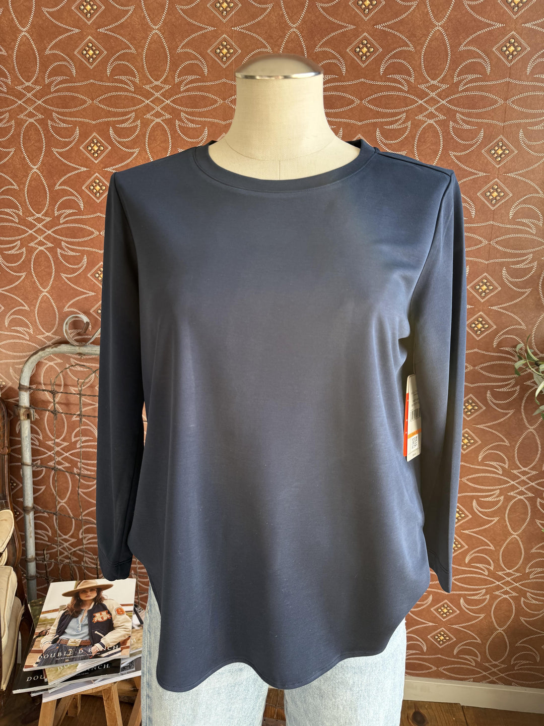 3/4 Sleeve Tulip Hem Top from Multiples