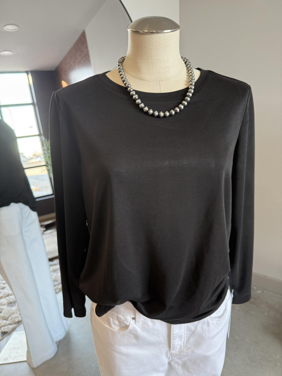 3/4 Sleeve Tulip Hem Top from Multiples