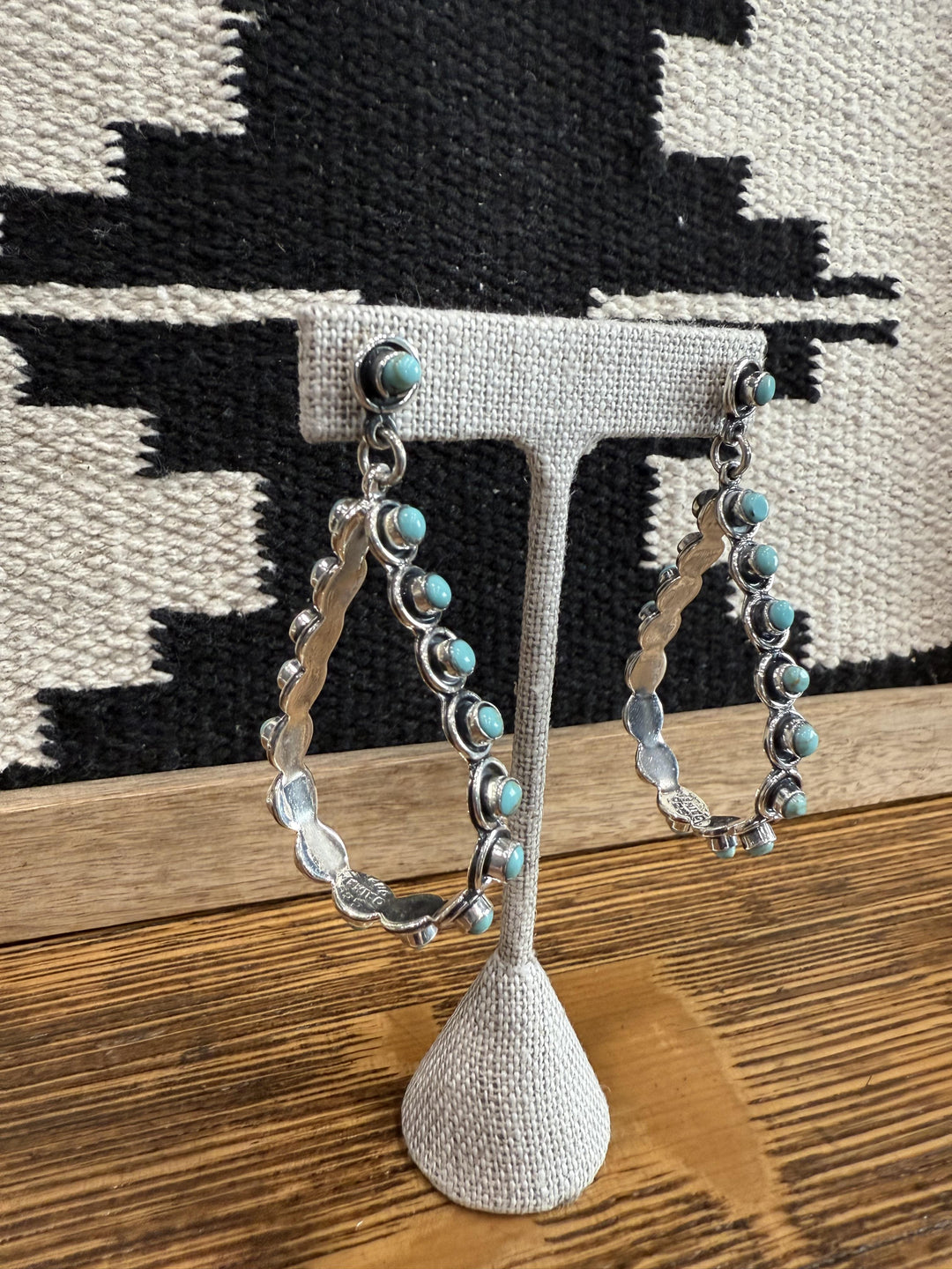 Teardrop Turquoise Earrings from Paige Wallace